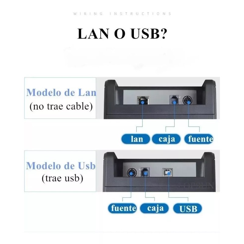 Xprinter Impresora Térmica Tickets Pos 80mm Wifi Usb Corta Automática