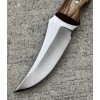 RITE-EDGE 8” Fixed Blade Knife Full Tang Wood Handle Leather