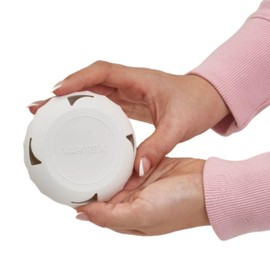 Vaportek Set of 2 EZ-Twist Holders with 2 EZ-Disk Fragrance Disks, Neutral odor Eliminating Scent, White