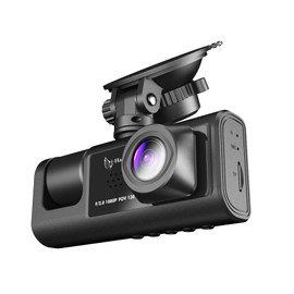I-Hawk Defender Dual Dash Cam 1080p Full HD Front & Rear | Wide Angle, Loop Recording, G-Sensor, Night Vision, Parking Monitor, Motion Detection, 2.0” Screen, 32GB SD Card Included