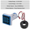 XIITIA 3pcs 2 in 1 60-500V 0-100A AC Digital Ammeter