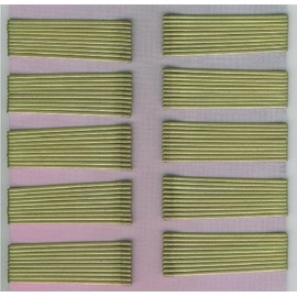 Efalock Chevalier Hair Clips 5 cm Gold (Pack of 100)