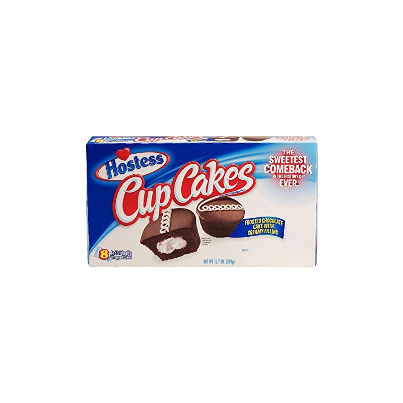 Hostess 8-ct. CHOCOLATE CUP CAKES, 3 boxes total (24 individually-wrapped