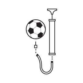 Pretul BOM-Bap, Bomba Manual para inflar balones, 11"