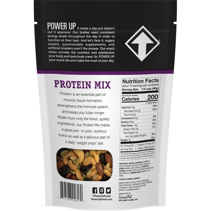 Power Up Protein Packed Trail Mix – Almonds, Cashews, Raisins