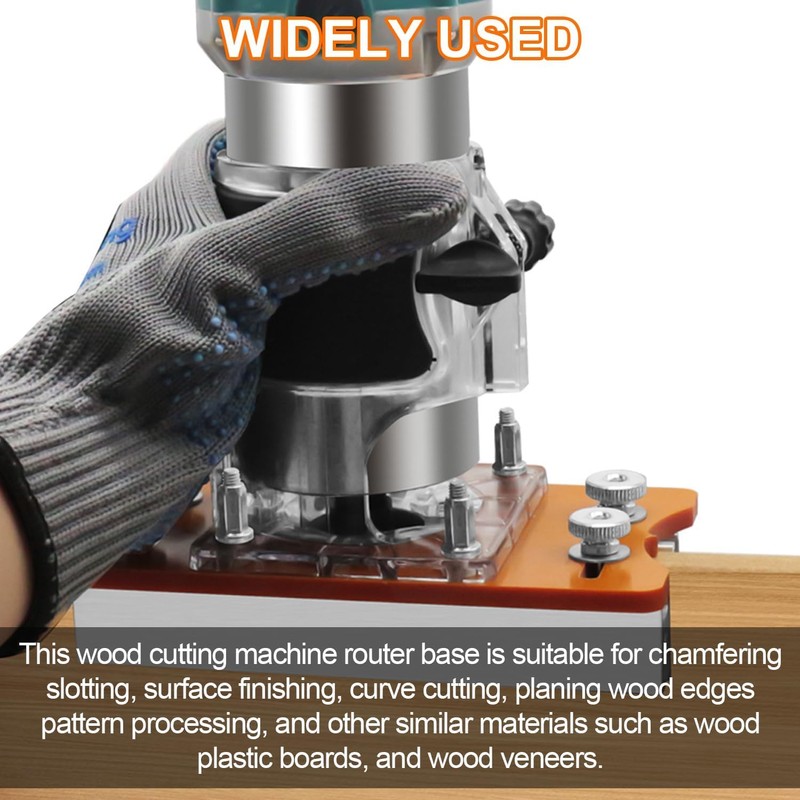 Precision Wood Router Base Set, 2-in-1 Compact and Portable, Router