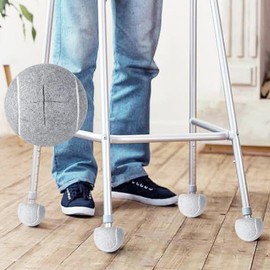 Tennis Ball Floor Protector - Furniture Legs Floor Protection Felt Pad - Anti Slip Rubber Glide Coverings Desk Foot Covers for Living Room Home Workplace