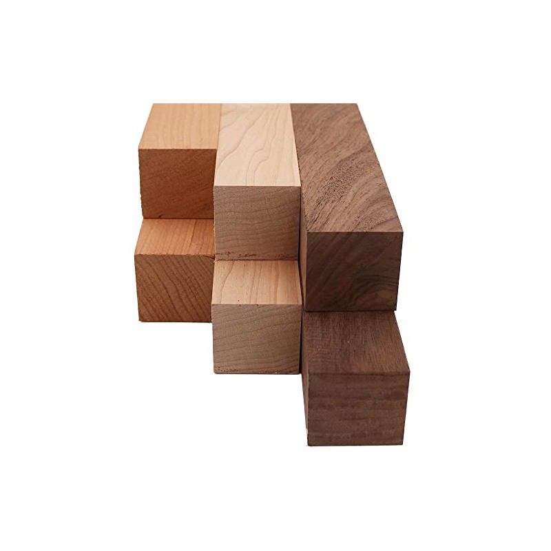 Barrington Hardwoods Maple, Walnut, and Cherry Turning Blank Variety Pack