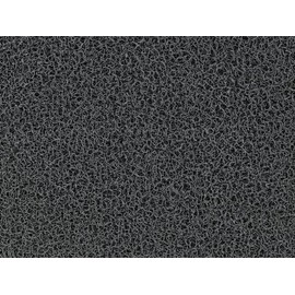 M+A Matting 437 Frontier Vinyl Indoor/Outdoor Scraper Floor Mat, 10' Length x 3' Width, 3/8" Thick, Dark Grey