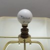 Unbranded Howlite Marble Gemstone 1" Ball Lamp Finials Nickel/Polishe -