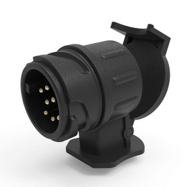 NEUE DAWN Anhängerkupplung Adapter 13 auf 7 polig 12V für PKW, Adapter KFZ anhänger 7 auf 13 polig, Adapterkabel 7 auf 13-polig anhängeradapter 13 auf 7 polig anhängerstecker für PKW 13 pin to 7 pin