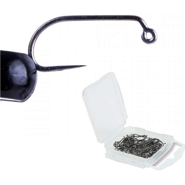 MAXIMUMCATCH Maxcatch 100pcs Fishing Hooks High Carbon Steel Fly Tying