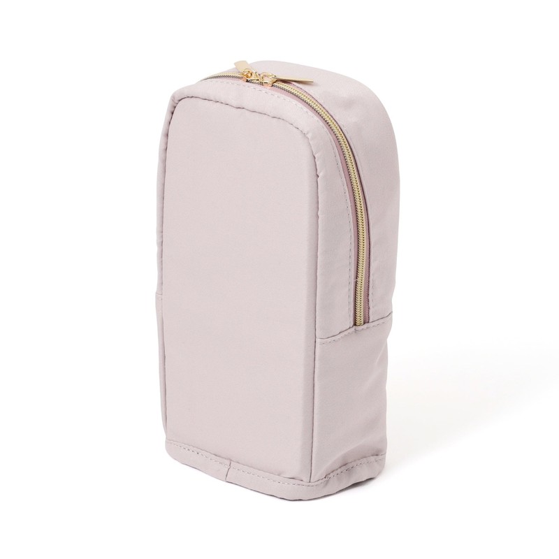 Francfranc Noble Quilt, Pen & Smartphone Stand Pouch, Light Pink,