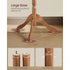 VASAGLE Solid Wood Coat Rack and Stand, Free Standing Hall