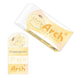 Kami 303746 [Made in Japan] [Sanrio Characters] Arch Mini Eraser [Pompompurin] [Pompompurin] [Pompom] [Eraser] [Poppom] [Poppy Rubber] [Stationery] [School] [Study] [Miscellaneous Goods] [Cute]