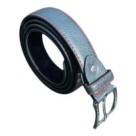 Men's Trouser Belt, Stylish Leather Lined Belts in 3 Colours, 28mm Wide (Green, M)