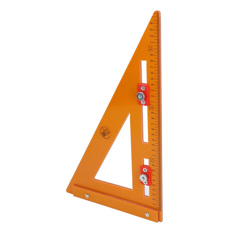 Rafter Square 2 in 1 High Accuracy 220x380mm Mechanical Angle