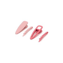 Women's Hair Clips Hair Clips Hair Clips Set of 4 Hair-Friendly Hair Clips Hair Pin (Pink)
