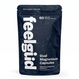 Magnesium Glycinate Supplement - 1665mg, Aquamin Marine Magnesium & Magnesium Bisglycinate, 388mg per Serving, High Strength Capsules, Supports Muscles, Energy & Nervous System, 2-a-Day Formula