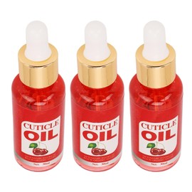 3 Uds Aceite para Cutículas 30ml, Aceite Nutritivo e Hidratante para Uñas Dañadas y Cutículas Secas, Tratamiento Reparador para Manicura Profesional