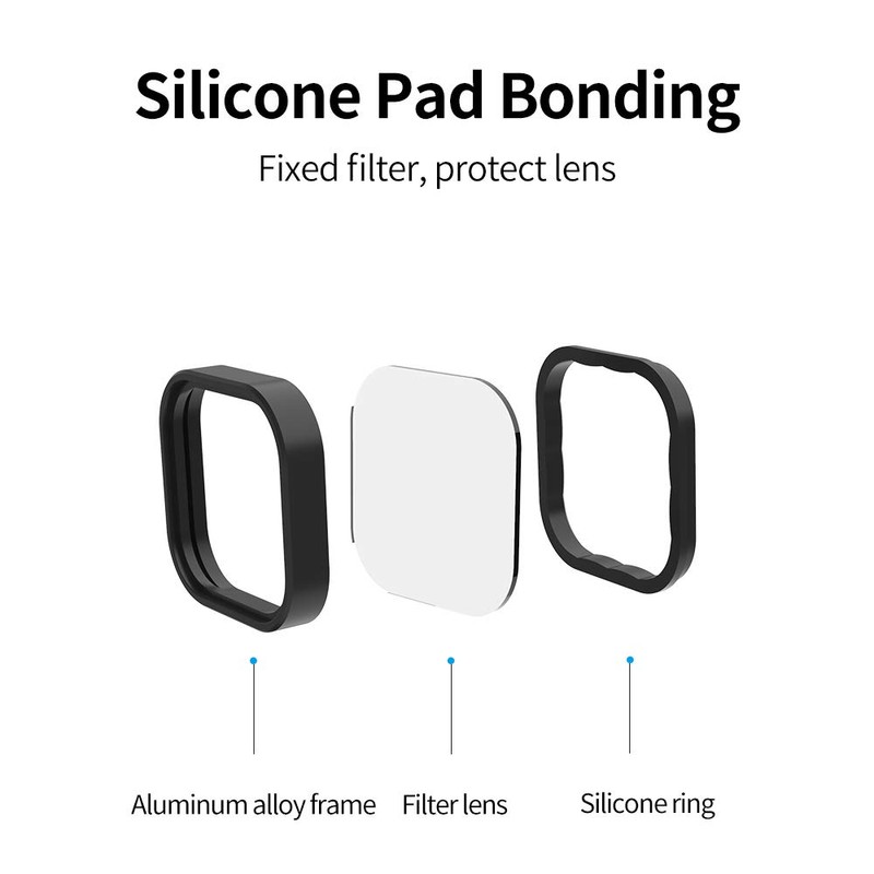 TELESIN 3 Pack Filter ND8 ND16 ND32 Compatible with GoPro