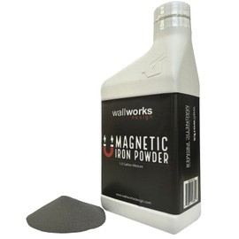 Wallworks Design Magnetic Iron Powder - Turn Ordinary Primer to Magnetic Primer (1/2 Gallon Mix)