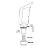 Browning Pistol Grip Gear Shift Knob for Cars and Trucks,