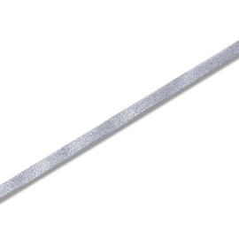Heiko Elegant Metal Silver Wrapping Ribbon, 0.3 inch (9 mm) x 20 m