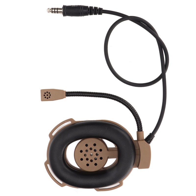 HD01 Motorcycle Unilateral Headset +U94 PTT Noise Cancellation Comfortable Military