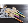 Kitchen Utensil Set, Pastel Handles, Bamboo, 5 Piece
