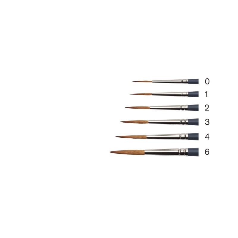 Winsor & Newton Professional Watercolour Brush, Synthetic, Gray, Nr. 4-Takelage-Pinsel