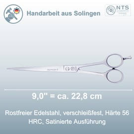 NTS-Solingen 'Premium Stock Scissors Pet Grooming Scissors Grooming Dog Scissors Shears 6 "to 9 15 – 23 cm, Made in Solingen Germany from