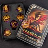 KERWELLSI Lord of The Rings DND Dice Set D&D with