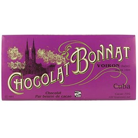 Bonnat 75% Cuba Dark Chocolate Bar