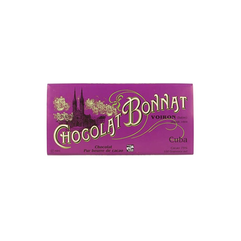 Bonnat 75% Cuba Dark Chocolate Bar