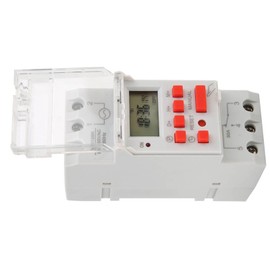 Programmable Digital Timer Switch, Programmable Timer Switch For Lights AC 30A with LCD Display For 24/7 Home and Industrial Control Automation