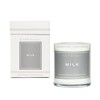 K. Hall Designs Milk Jar Candle, Creamy-Sweet Coconut Vanilla Aroma,