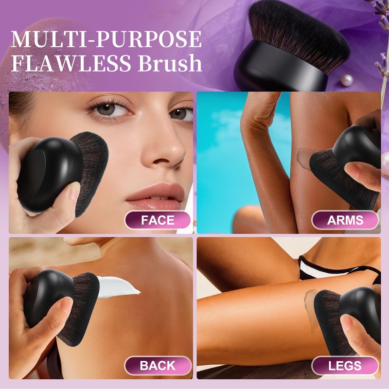 Extra Large Body Makeup Brush for Self Tanner, 75mm Leg