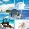 Pack of 6 beach towel clips, windproof towel clips, beach