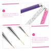 NOLITOY Nail Art Supplies 3pcs Nail Art Brush Pen Set