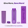 Hydracy Water Bottle with Time Marker - Large 32 oz