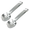 2Pcs Tea Tongs,Tea Bag Squeezer Tongs,Tea Bag Squeezer,Stainless Steel,Round Tea
