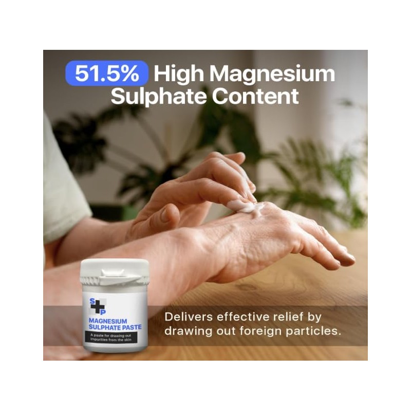 S+P PHENOL-FREE Magnesium Sulphate Paste 50g Bundle + 5 Waterproof