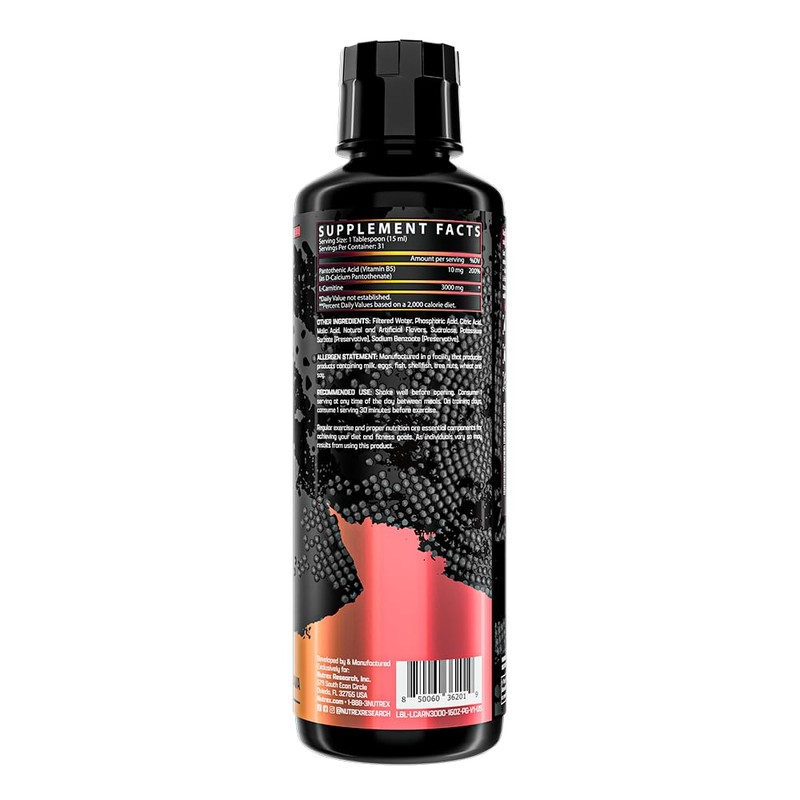Nutrex Research - Liquid L-Carnitine 3000-16 Fl Oz - 31