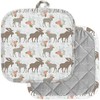 [Pack of 2] Pot Holders for Kitchen, Washable Heat Resistant