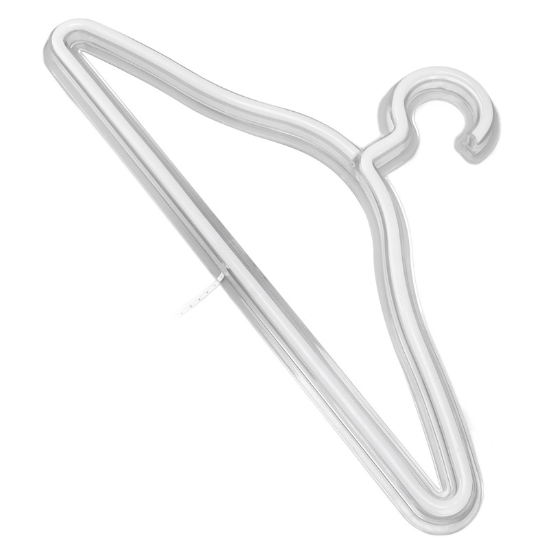 Coat Hanger LED Neon Sign Decorative Wall Hanging Sign for
