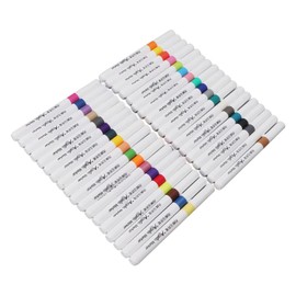 Marcadores Acrílicos, Marcadores de Pintura Acrílica de Tinta a Base de Agua para Pintura de Bricolaje (36 colores)