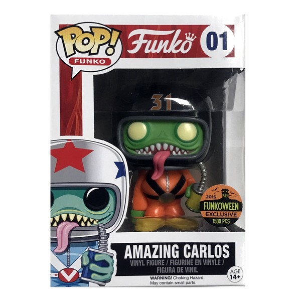 Funko 2016 Funkoween Frightnight Exclusive Pop! Spastik Plastik Amazing Carlos