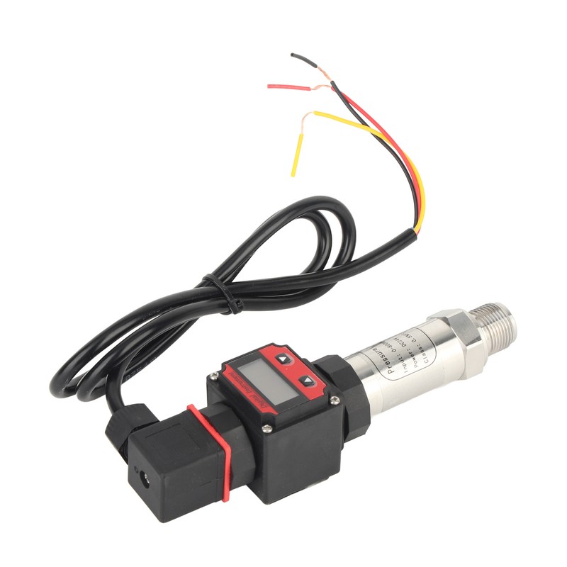 Pressure Sensor Aluminum Alloy Air Water Sender Digital Display LCD