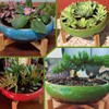 ARTKETTY Large Succulent Pots with Drainage 10 inch Succulent Planters